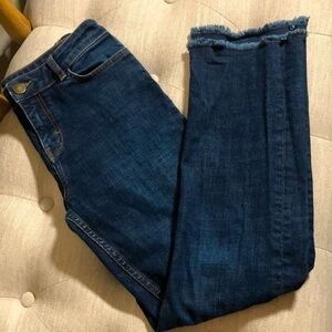 Maje Dark Blue Ankle & Cropped Jeans